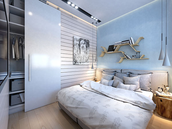 Come sfruttare al meglio lo spazio: 4 mini appartamenti di design ... Arredare 35 mq
