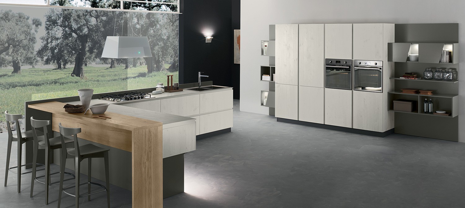 Cucine con penisola: come e perché casa di stile Cucina a penisola