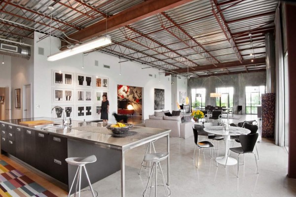 Stile industriale e acciaio - Cohen Carnaggio Reynolds Architects