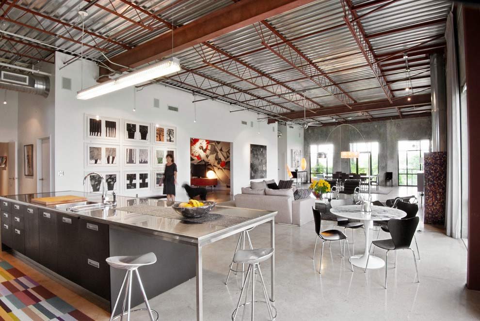 Stile industriale e acciaio - Cohen Carnaggio Reynolds Architects