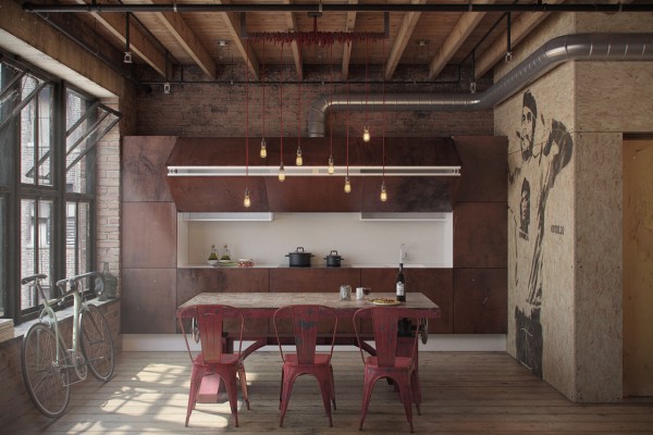 Loft in stile industriale