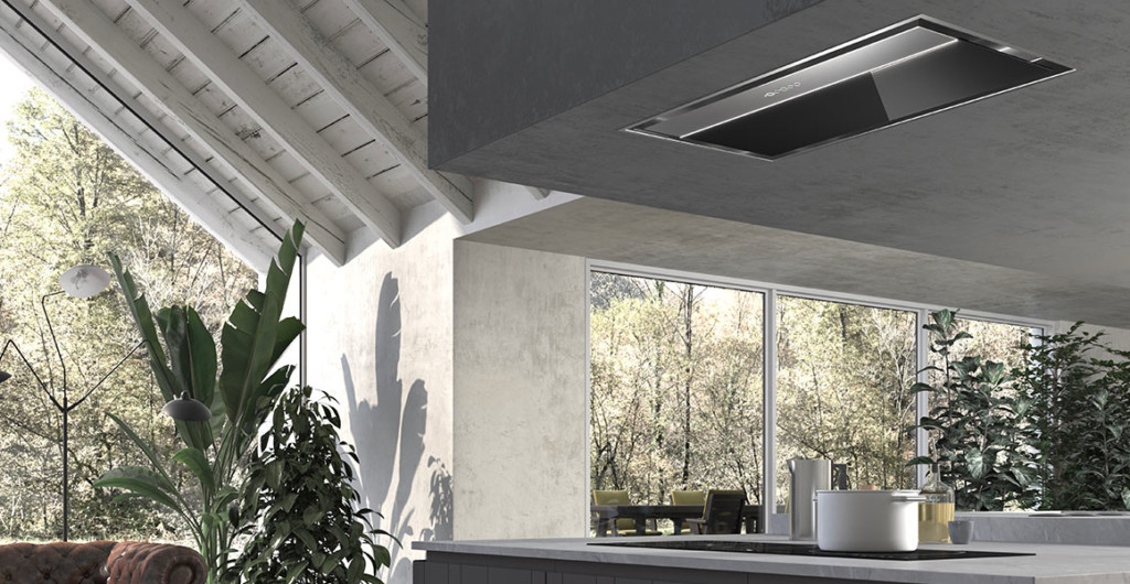 cappa cucina incassata soffitto