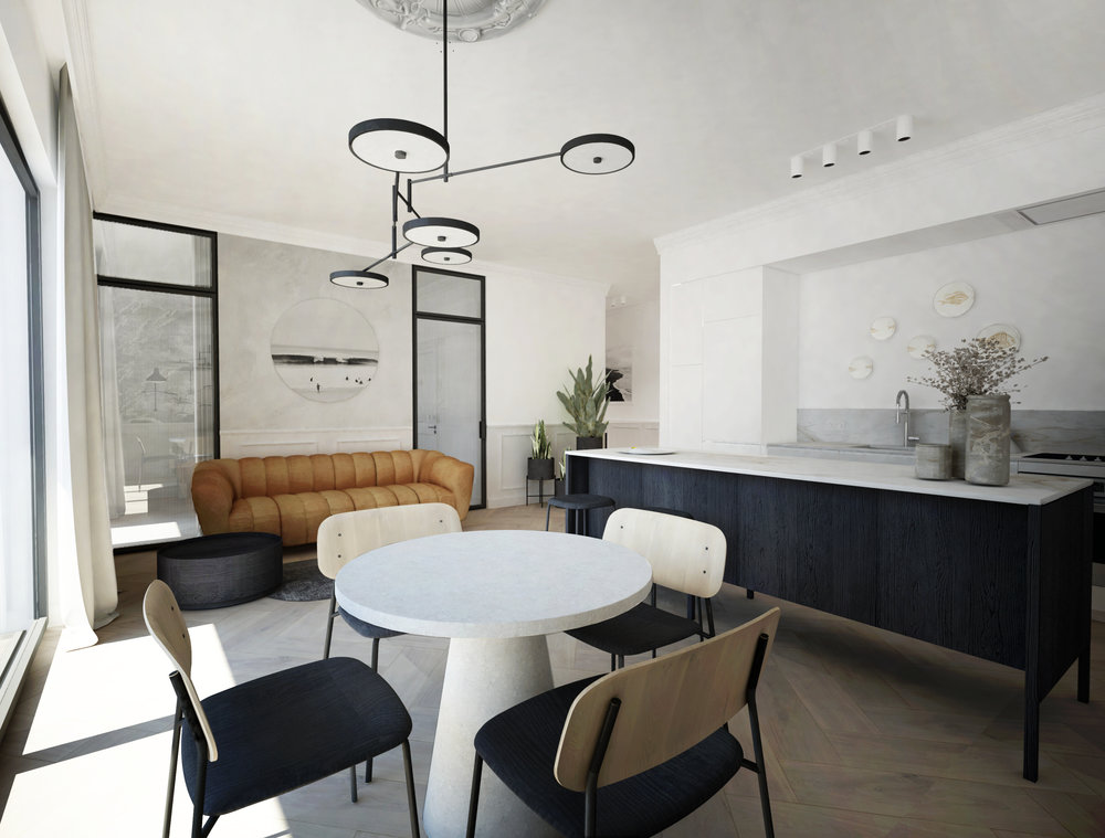 Appartamento di design progettato da Home and Wood
