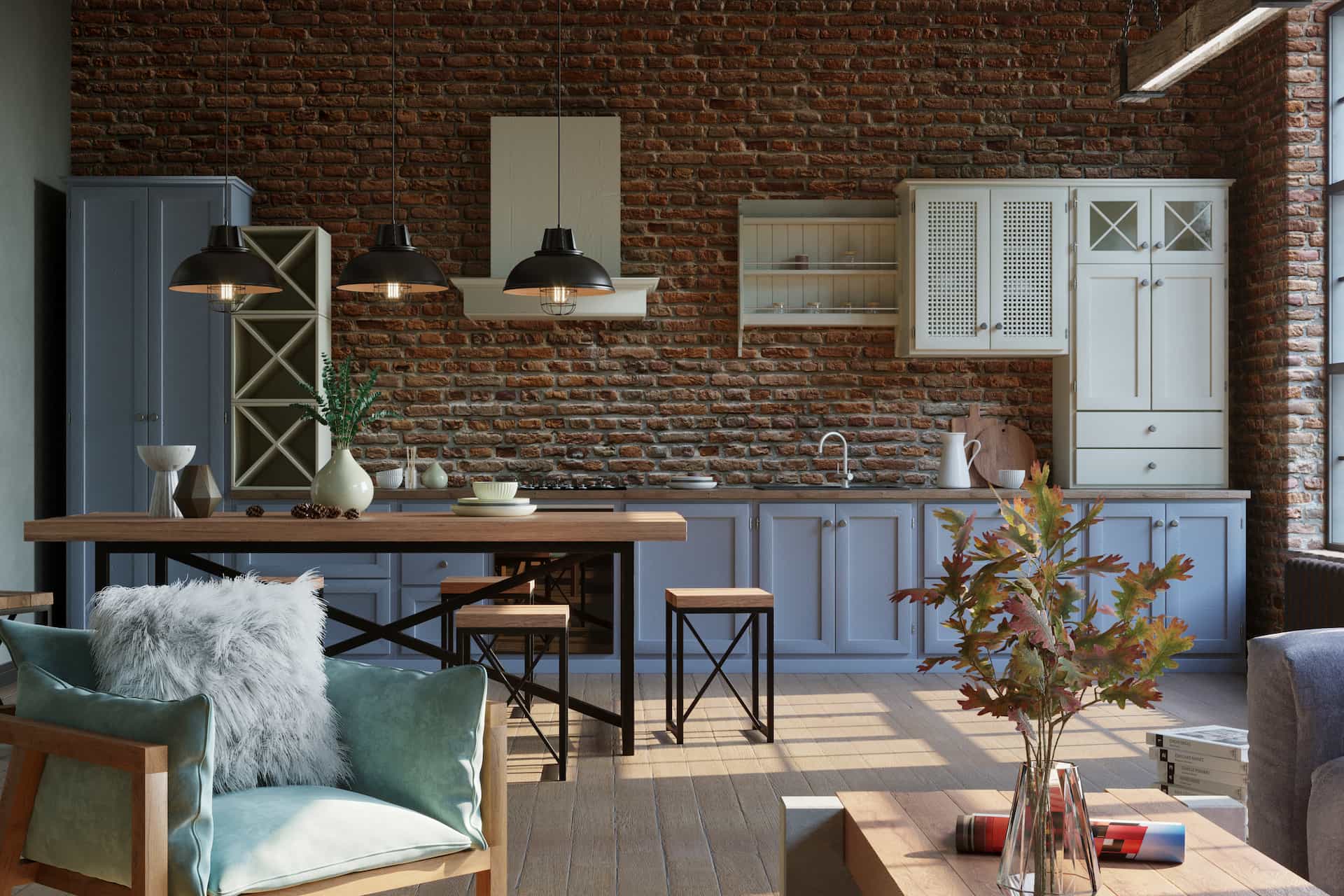 Cucina in stile industriale