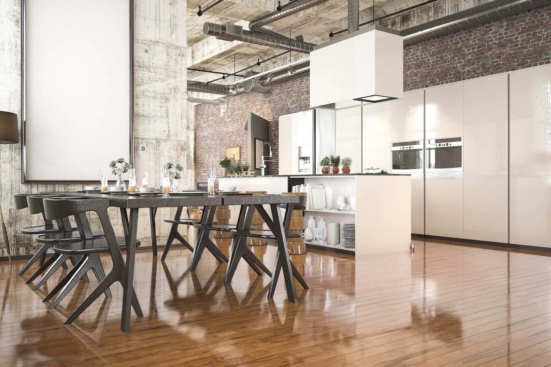 Cucina in stile industriale