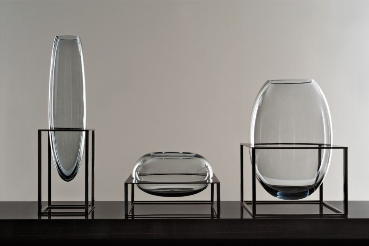 Cube Vase Collection: contrasto di forme e materiali di pregio Vaso murano