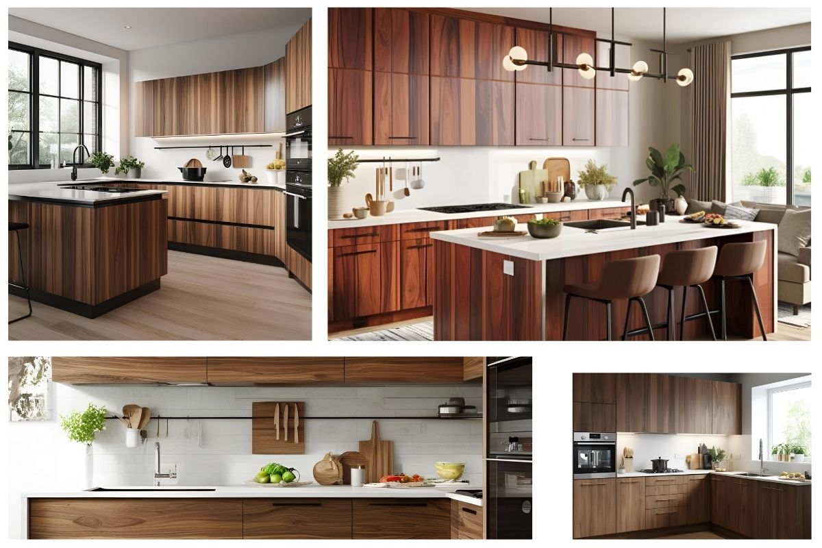 Cucina effetto legno moderna: design e funzionalità a confronto