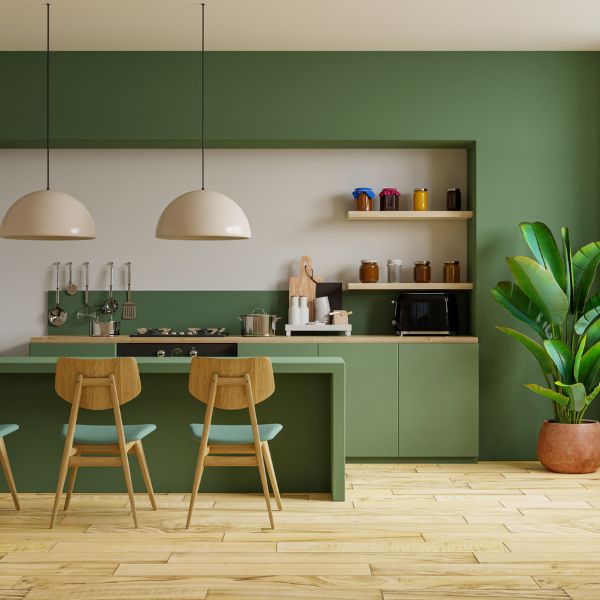 Idee per arredare una cucina verde salvia: quattro ispirazioni