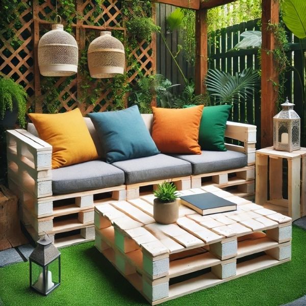 Realizzare un divano con pallet da giardino: guida passo passo