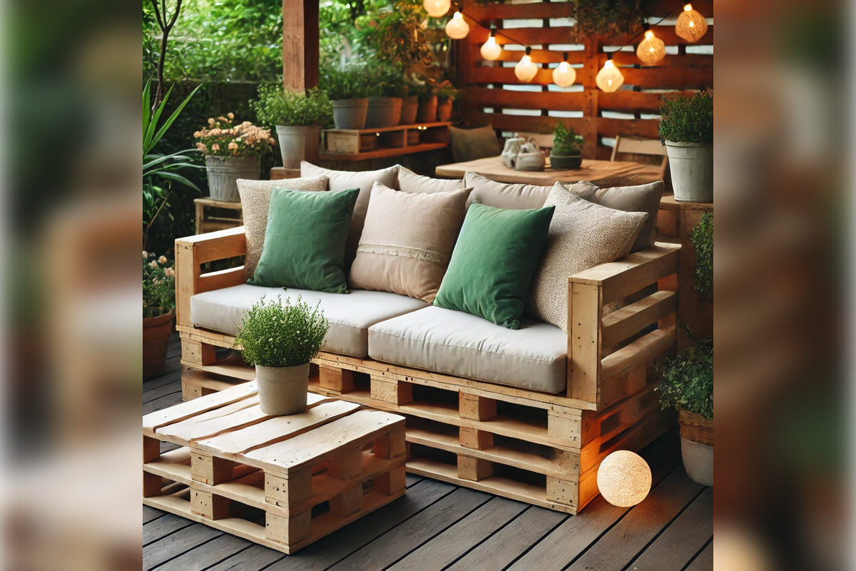 Realizzare un divano con pallet da giardino: guida passo passo