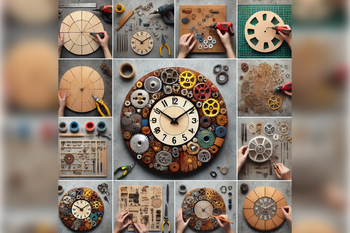 creare un orologio da parete fai da te