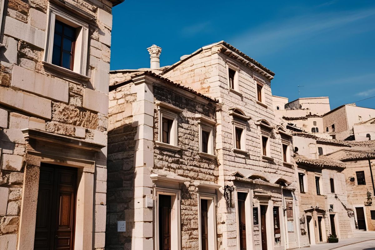 facciate dei sassi di matera