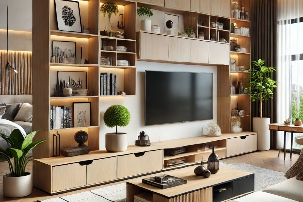 Soluzioni di archiviazione creative per un soggiorno sempre in ordine
