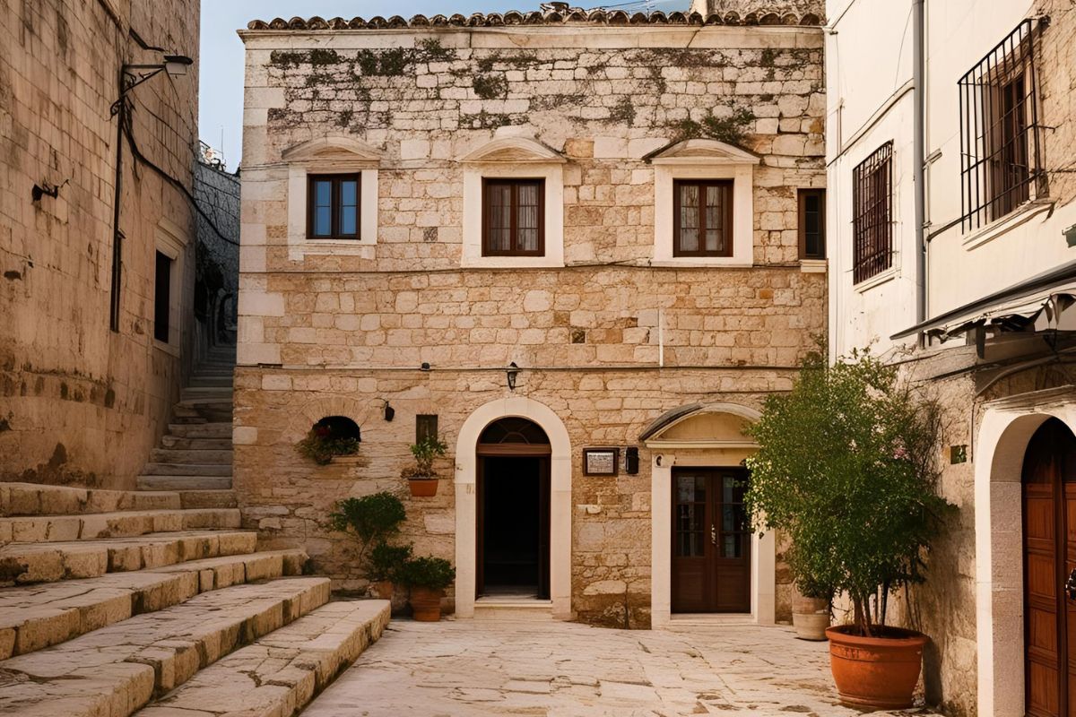 veduta del centro storico di matera