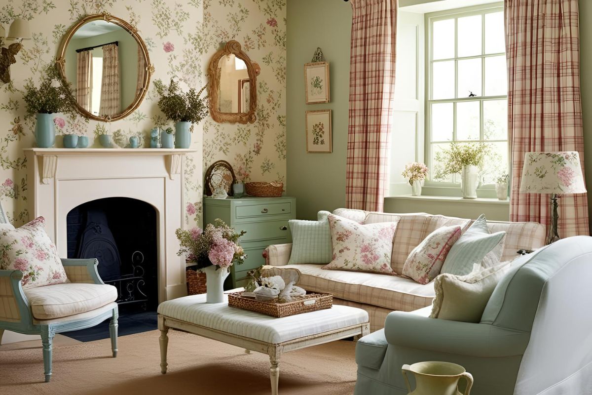 l'interno tipico di un cottage inglese