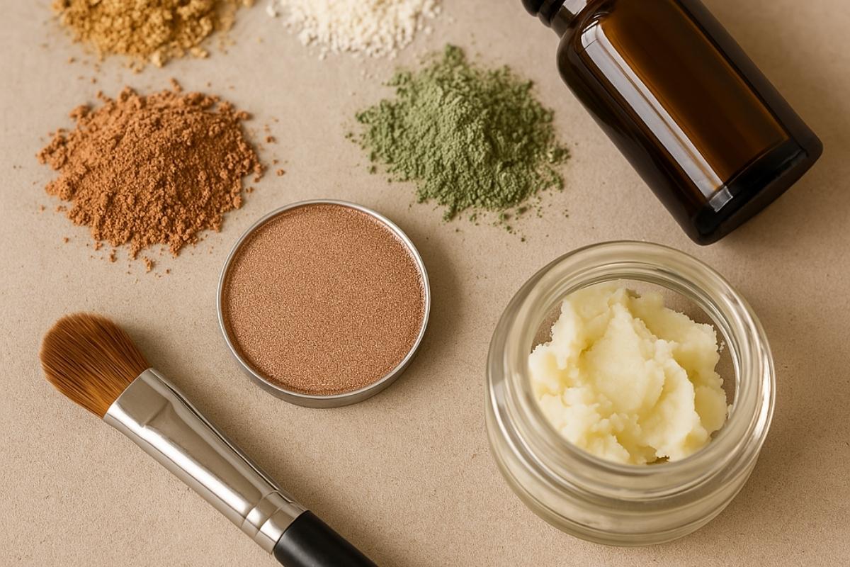 ingredienti e strumenti per ombretti fai da te