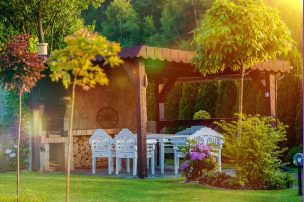 zona relax in giardino
