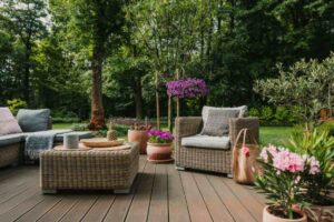 zona relax in giardino