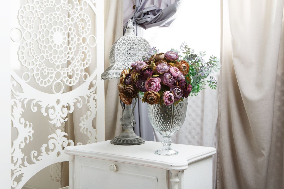 comodino shabby chic fai da te bianco