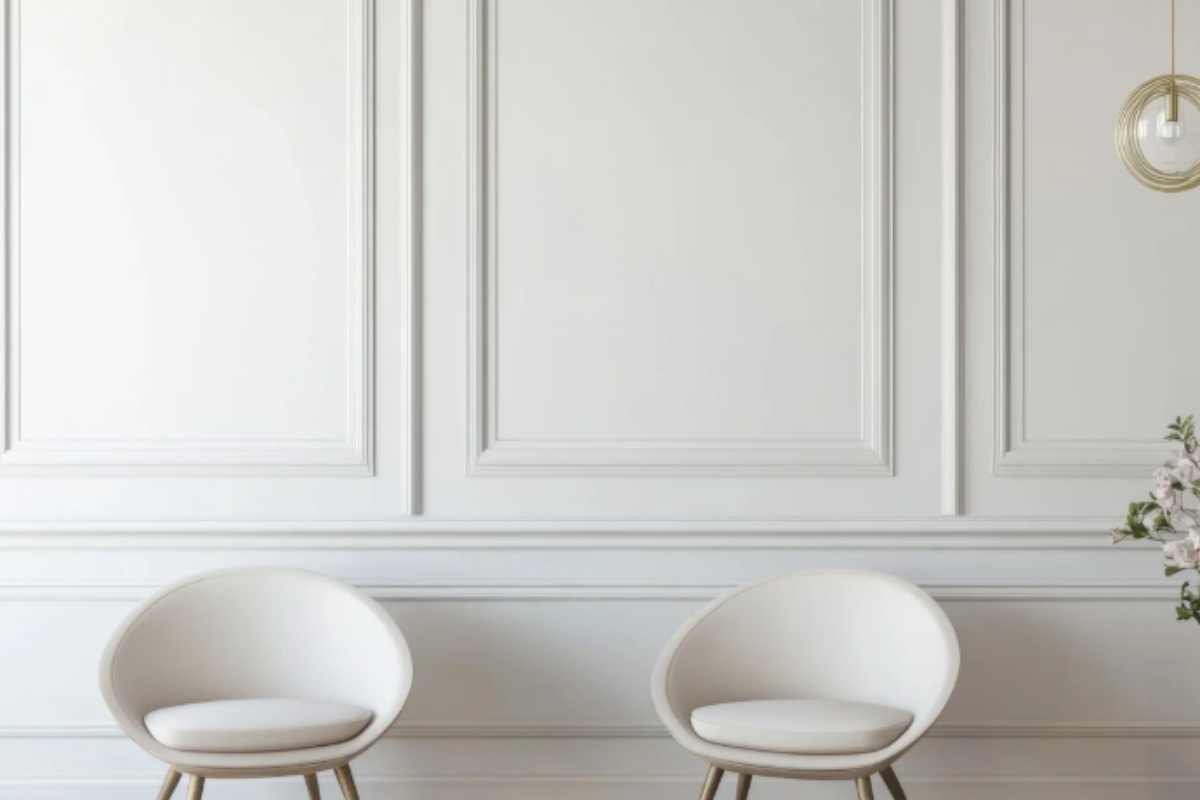 parete chiara soggiorno shabby chic