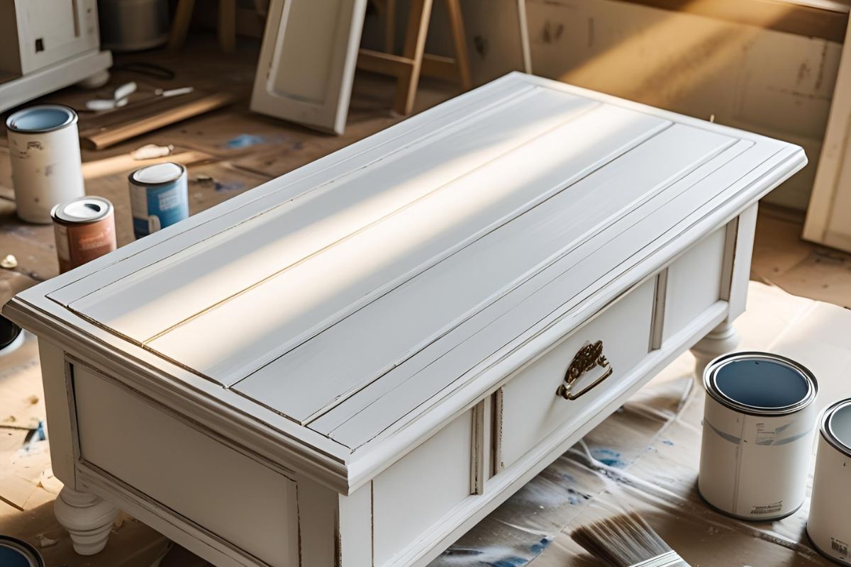 mobile legno da verniciare in bianco shabby