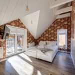 camera da letto in un sottotetto abitabile