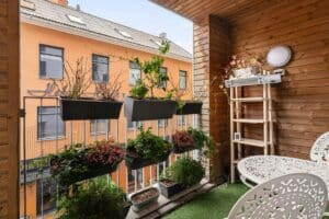 piante sul balcone