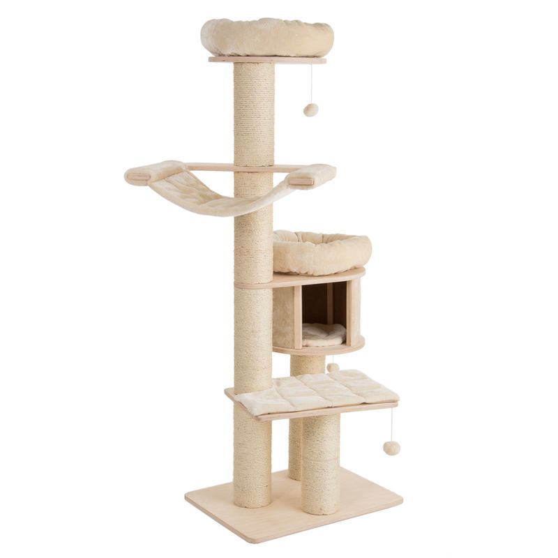 Un gatto più felice e un salotto da rivista: scopri i tiragraffi di design che arredano tiragraffi magnolia