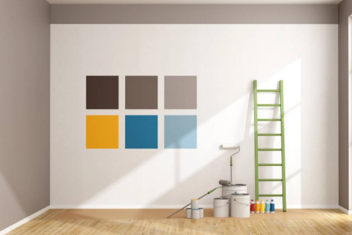 Niente più carta da parati! Scoprite le 2025 tendenze adottate dagli interior designer casa parete figure colorate
