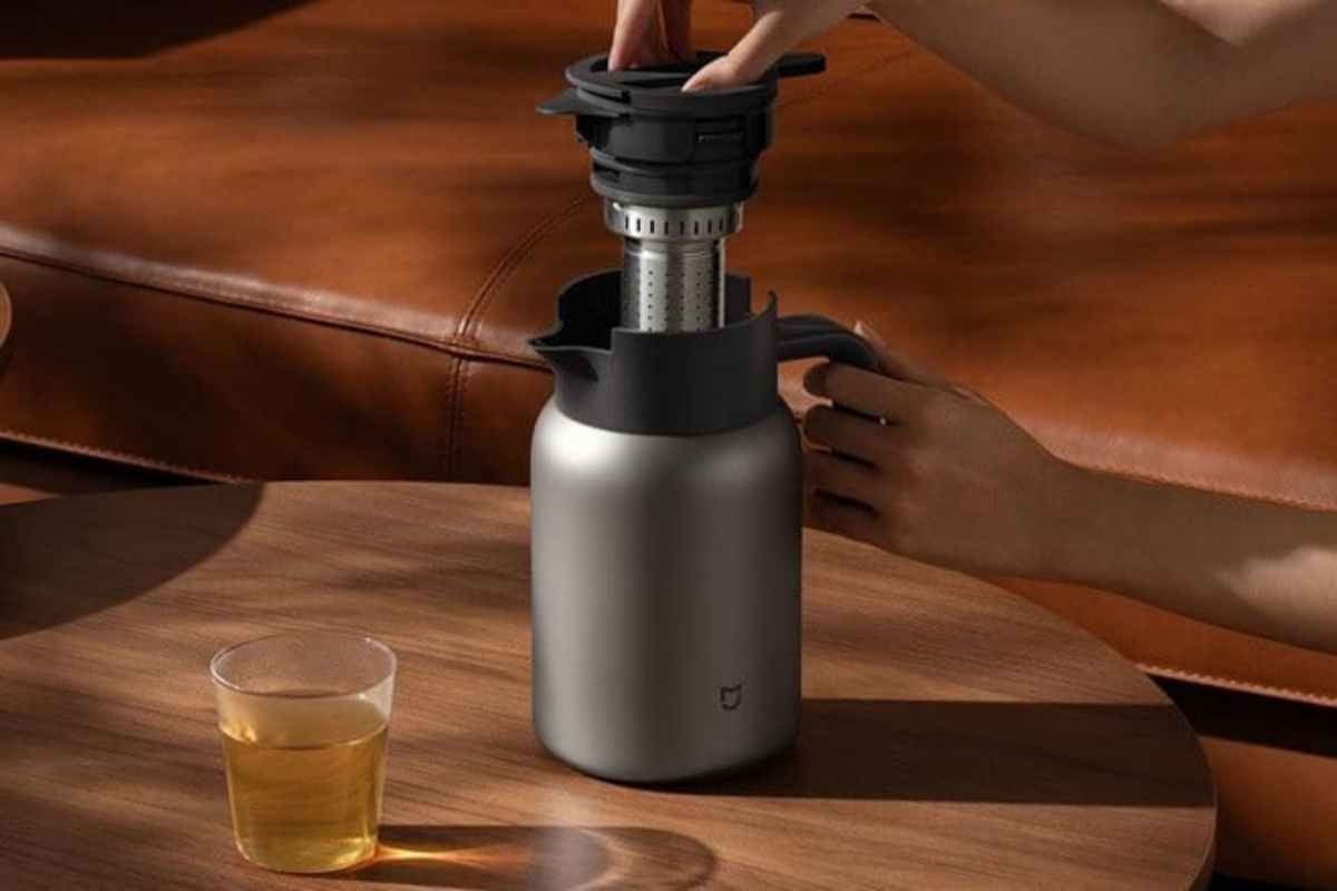 Thermos in acciaio inox nero da 380 ml per bevande calde | Leroy Merlin