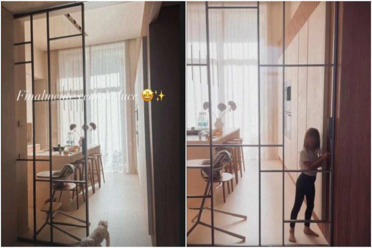 Il monologo e l'attico a CityLife: le 3 scelte di stile di Beatrice Valli che raccontano la sua doppia anima Beatrice Valli casa porta