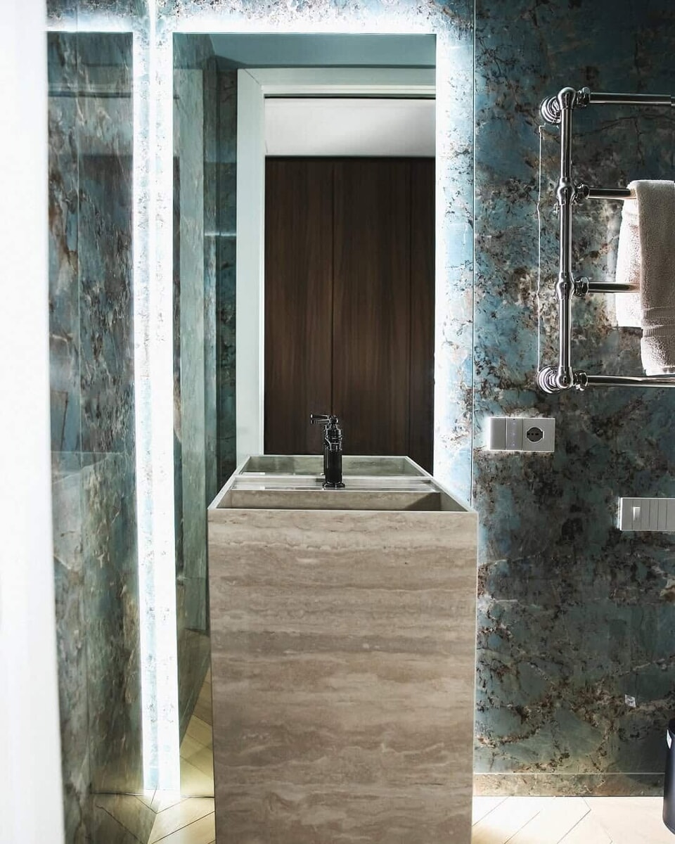 Dopo le confessioni di Belve: i 3 dettagli di lusso della casa di Belén a Milano da replicare bagno casa Belen