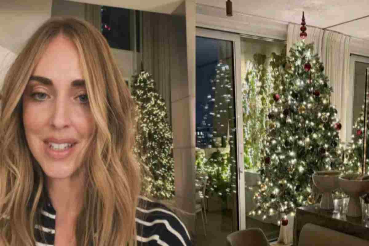 Chiara Ferragni ha anticipato tutti: i 5 trucchi di interior design per l'albero di Natale perfetto albero di Natale Chiara Ferragni