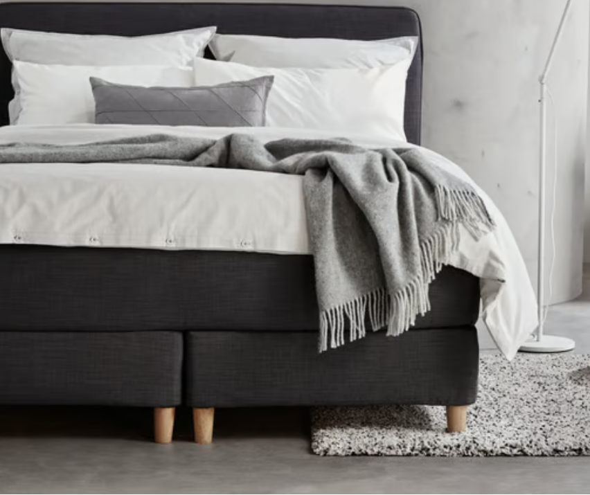 Né rete né doghe: l'alternativa IKEA per il letto che sta sostituendo entrambi IKEA letto box spring
