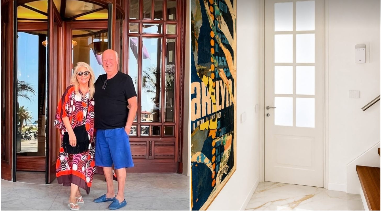 Una nuova casa per Mara Venier a Roma: dall'attico con vista su San Pietro a Ponte Milvio ingresso casa Mara Venier